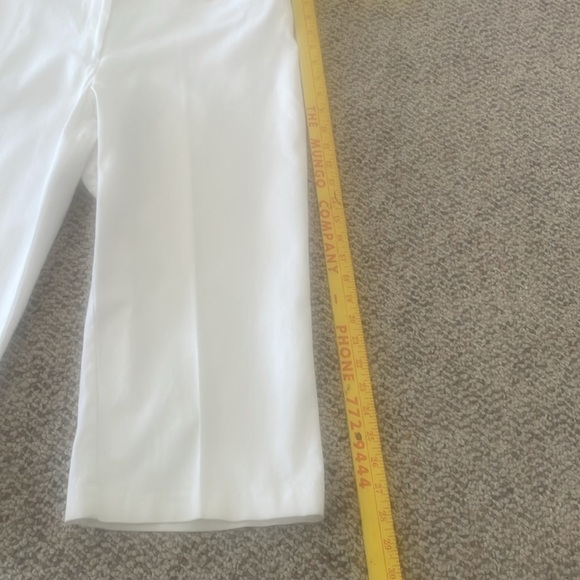 Briggs White Wide-Leg High Rise Capris. 14P. Y2K - Picture 5 of 12